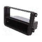 Rama adaptoare, 2 ISO, Škoda, VW, neagra, PER.PIC. - MA95003-05