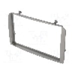 Rama adaptoare Alfa Romeo, 2 DIN, argintie, 4CARMEDIA - 