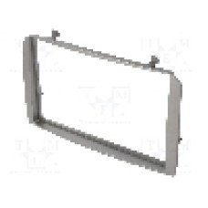 Rama adaptoare Alfa Romeo, 2 DIN, argintie, 4CARMEDIA - 