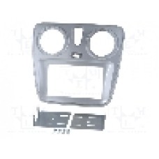 Rama adaptoare Dacia, 2 DIN, argintie, PER.PIC. - MA23003.2/T+KIT