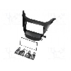 Rama adaptoare Hyundai, 2 DIN, neagra, 4CARMEDIA - 