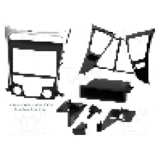 Rama adaptoare Hyundai, 2 DIN, neagra şi argintie, METRA - 99-7342