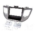 Rama adaptoare Hyundai, 2 DIN, neagra şi argintie, PER.PIC. - MA39051.2/T+KIT