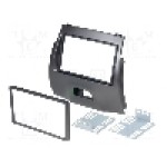 Rama adaptoare Isuzu, 2 DIN, argintiu inchis, 4CARMEDIA - 