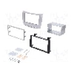 Rama adaptoare Lancia, 2 DIN, argintie, 4CARMEDIA - 