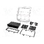 Rama adaptoare Mazda, 2 ISO, argintie, METRA - 99-7509