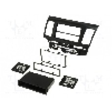 Rama adaptoare Mitsubishi, 2 DIN, neagra 