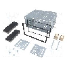 Rama adaptoare Nissan, 2 DIN, neagra 