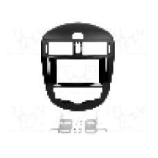 Rama adaptoare Nissan, 2 DIN, negru mat, PER.PIC. - MA57013/T+KIT
