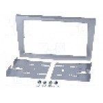 Rama adaptoare Opel, 2 DIN, shiny silver, PER.PIC. - MA60006.2/T+STF