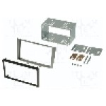 Rama adaptoare Peugeot, 2 DIN, argintie, ACV - 381040-01