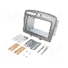 Rama adaptoare Peugeot, 2 DIN, argintie, ACV - 381040-03-2