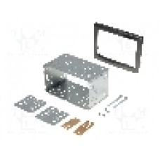 Rama adaptoare Porsche, 2 DIN, gri, 4CARMEDIA - 