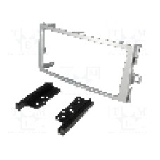 Rama adaptoare Toyota, 2 DIN, argintiu deschis, 4CARMEDIA - 