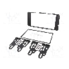 Rama adaptoare Toyota, 2 DIN, neagra 