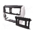 Rama adaptoare Toyota, 2 DIN, neagra şi argintie, 4CARMEDIA - 