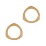 Set 2 distantiere pentru difuzoare auto, 130mm, MDF, Opel - 