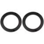 Set 2 distantiere pentru difuzoare auto, 165mm, MDF, Audi - DMAUDI08