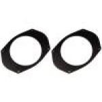 Set 2 distantiere pentru difuzoare auto, 165mm, MDF, Jeep - DMJEEP01