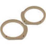 Set 2 distantiere pentru difuzoare auto, 165mm, MDF, Fiat - 