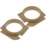 Set 2 distantiere pentru difuzoare auto, 165mm, MDF, VW -  Set 2 distantiere pentru difuzoare auto, 165mm, MDF, VW -