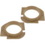 Set 2 distantiere pentru difuzoare auto, 165mm, MDF, Škoda - 
