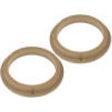 Set 2 distantiere pentru difuzoare auto, 165mm, MDF, Fiat - 