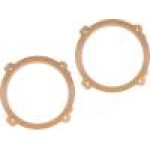 Set 2 distantiere pentru difuzoare auto, 165mm, MDF, Opel - 