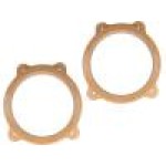Set 2 distantiere pentru difuzoare auto, 165mm, MDF, BMW - 