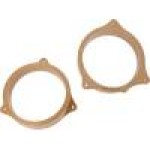 Set 2 distantiere pentru difuzoare auto, 165mm, MDF, BMW - 