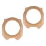 Set 2 distantiere pentru difuzoare auto, 165mm, MDF, Citroën - 