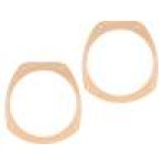 Set 2 distantiere pentru difuzoare auto, 165mm, MDF, Land Rover - 