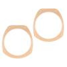 Set 2 distantiere pentru difuzoare auto, 165mm, MDF, Land Rover - 