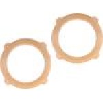 Set 2 distantiere pentru difuzoare auto, 165mm, MDF, Hyundai -  Set 2 distantiere pentru difuzoare auto, 165mm, MDF, Hyundai -