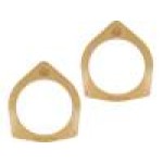 Set 2 distantiere pentru difuzoare auto, 165mm, MDF, Toyota - 