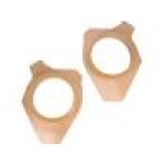 Set 2 distantiere pentru difuzoare auto, 165mm, MDF, Peugeot - 