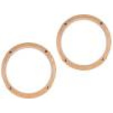 Set 2 distantiere pentru difuzoare auto, 165mm, MDF, Peugeot - 