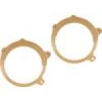 Set 2 distantiere pentru difuzoare auto, 165mm, MDF, Saab - 