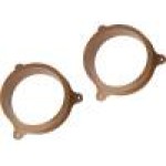 Set 2 distantiere pentru difuzoare auto, 165mm, MDF, Renault - 