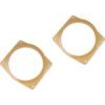 Set 2 distantiere pentru difuzoare auto, 165mm, MDF, Mitsubishi -  Set 2 distantiere pentru difuzoare auto, 165mm, MDF, Mitsubishi -
