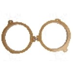 Set 2 distantiere pentru difuzoare auto, 165mm, MDF, Saab - 