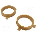 Set 2 distantiere pentru difuzoare auto, 165m, MDF, Saab - 