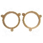 Set 2 distantiere pentru difuzoare auto, 165m, MDF, Volvo - 