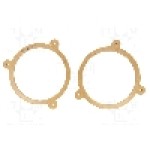 Set 2 distantiere pentru difuzoare auto, 165mm, MDF, Subaru - 