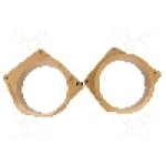 Set 2 distantiere pentru difuzoare auto, 165mm, MDF, BMW - 