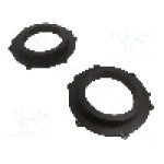 Set 2 distantiere pentru difuzoare auto, 165mm, MDF, Porsche - DMPORS02