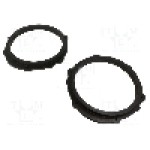 Set 2 distantiere pentru difuzoare auto, 165mm, MDF, Porsche - DMPORS04