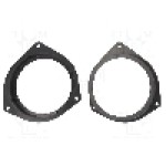 Set 2 rame pentru difuzor, 130mm, Citroën, Fiat, Peugeot, 4CARMEDIA - RAM-20.508/K