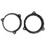 Set 2 rame pentru difuzor, 165mm, Dacia, Fiat, Nissan, Opel, Renault, Seat, Smart, 4CARMEDIA -  Set 2 rame pentru difuzor, 165mm, Dacia, Fiat, Nissan, Opel, Renault, Seat, Smart, 4CARMEDIA -