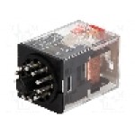 Releu electromagnetic, 110V AC, 10A, 3PDT, serie MK, OMRON - MKS3PI-5 AC110 Releu electromagnetic, 110V AC, 10A, 3PDT, serie MK, OMRON - MKS3PI-5 AC110